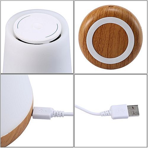 Portable Smart Touch Control Night Light With Bluetooth Speaker, Colorful LED Desk Lamp Bedside Lamp Reading Lamp Warm White HT-S