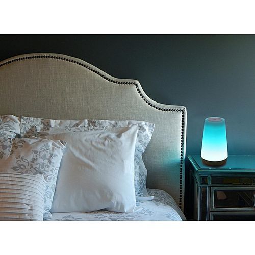 Portable Smart Touch Control Night Light With Bluetooth Speaker, Colorful LED Desk Lamp Bedside Lamp Reading Lamp Warm White HT-S