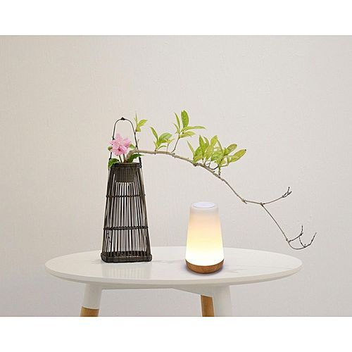 Portable Smart Touch Control Night Light With Bluetooth Speaker, Colorful LED Desk Lamp Bedside Lamp Reading Lamp Warm White HT-S