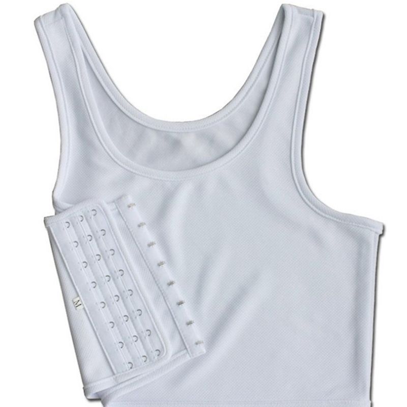 Ropa Interior Para Lesbianas, Camiseta Transpirable Con Hebilla Lateral, Carpeta De Pecho Corta, Sujetador, Chaleco, Ropa Interior Deportiva, Tops Comodos De Verano