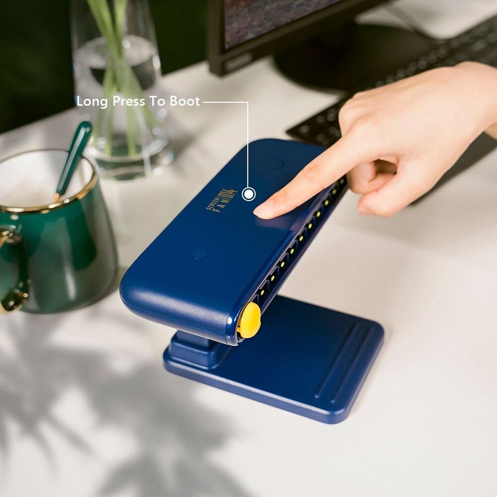 Screen Hanging Fan Stand USB Office Bedroom Laptop Phone Holder Fan Air Cooler 18650 Silent Radiator Portable Fan With Battery