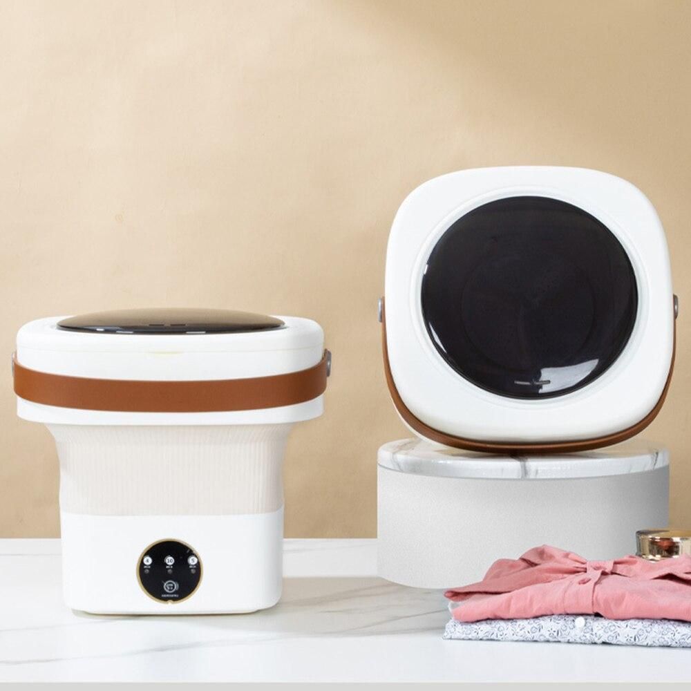 Folding Washing Machine Mini Portable Underwear Socks Washer