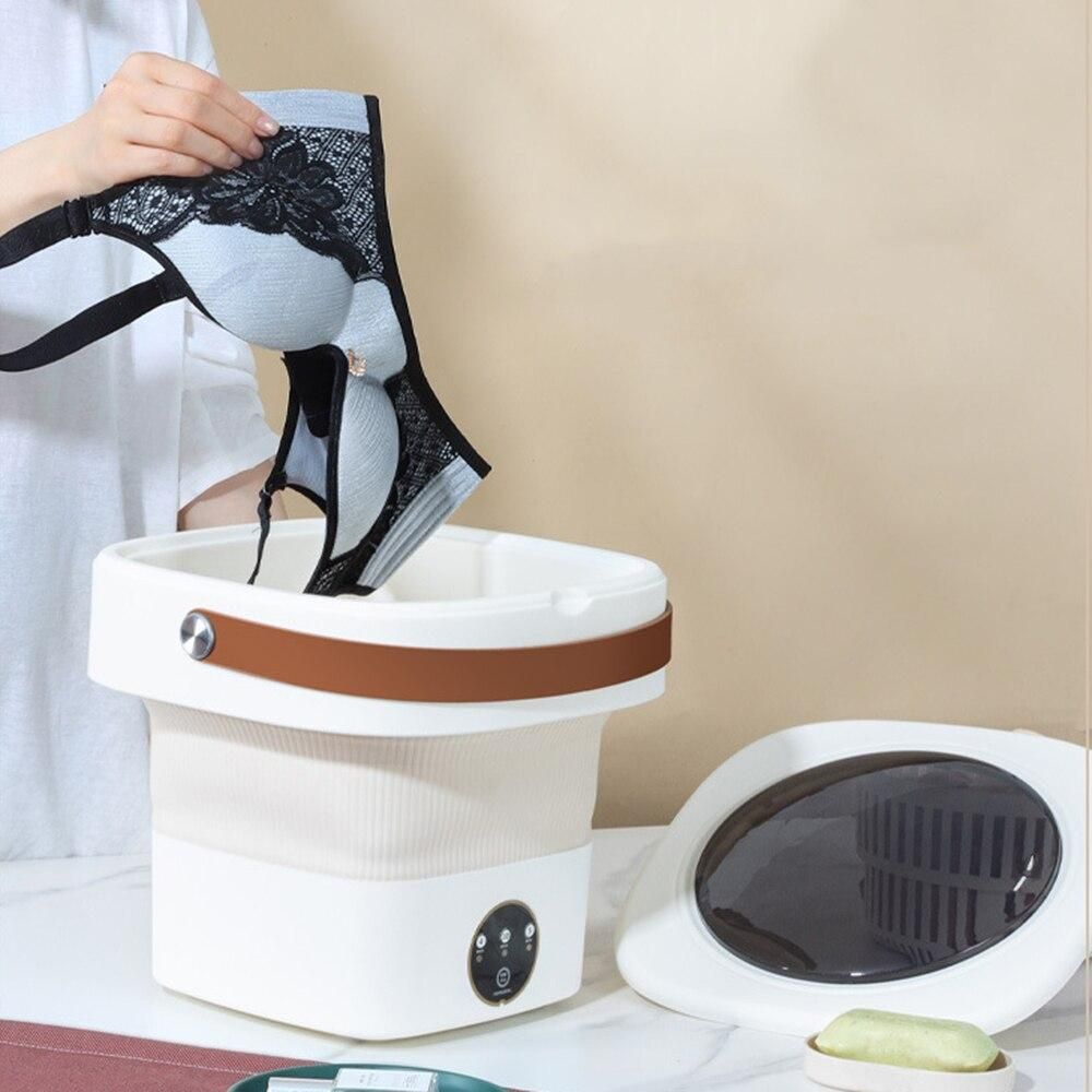 Folding Washing Machine Mini Portable Underwear Socks Washer
