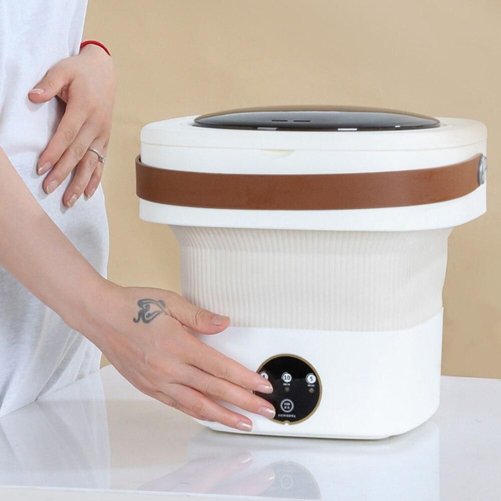 Folding Washing Machine Mini Portable Underwear Socks Washer