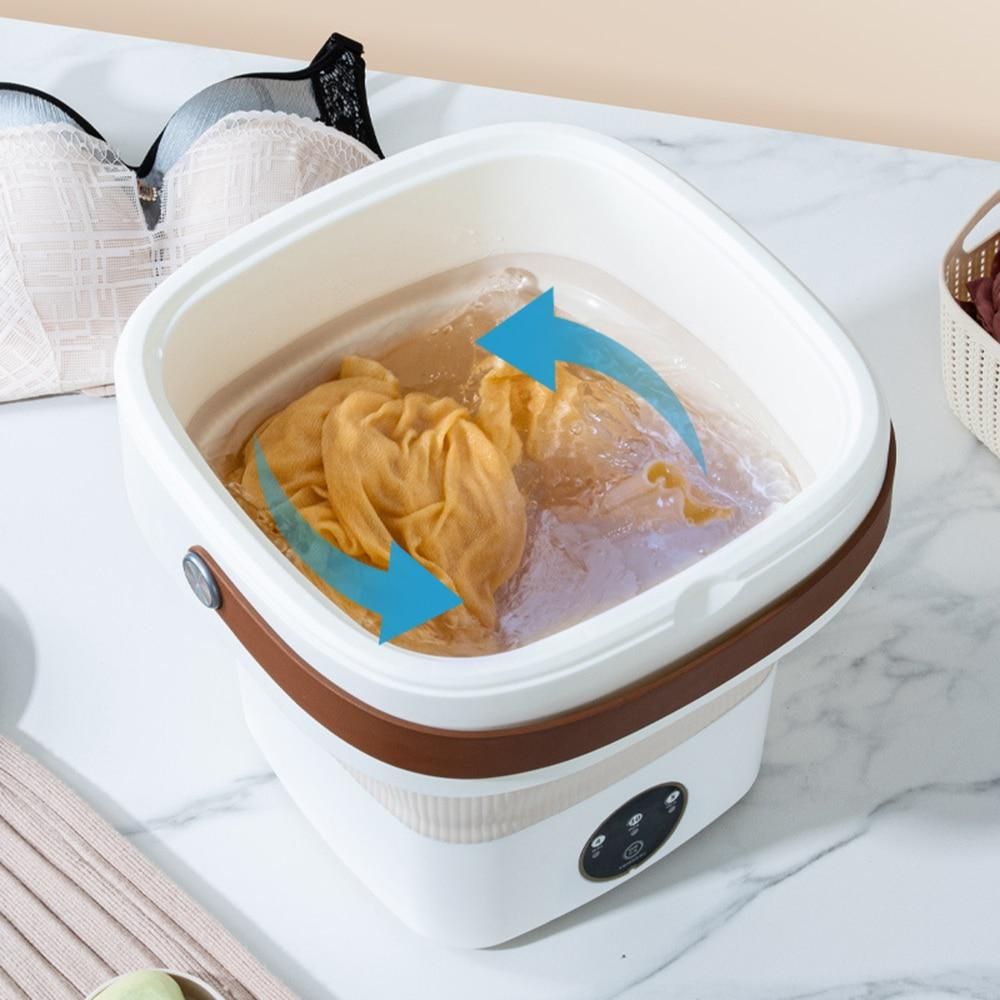 Folding Washing Machine Mini Portable Underwear Socks Washer
