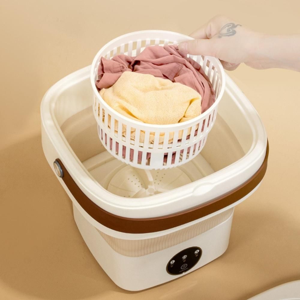 Folding Washing Machine Mini Portable Underwear Socks Washer