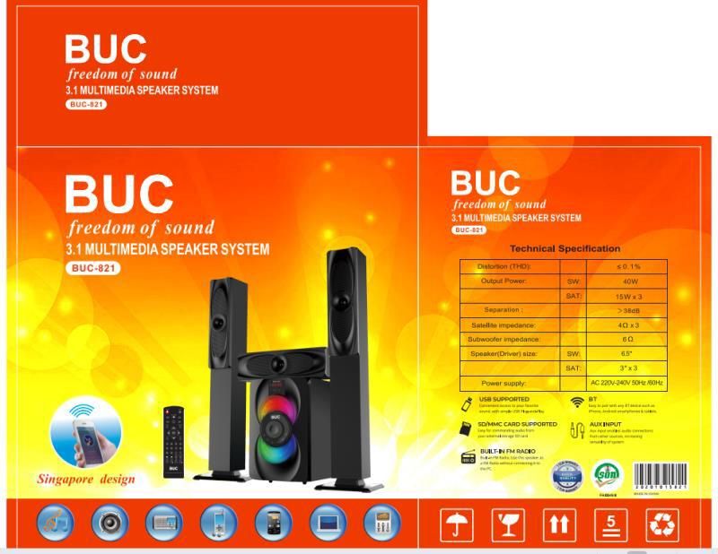 3.1 Freedom Of Sound Multimedia Speaker System