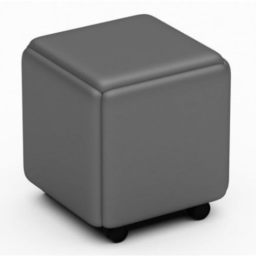 Ottoman Cube Stool Set - 5 in 1- Grey