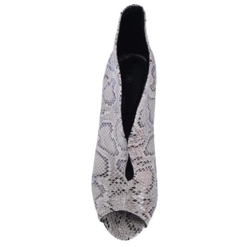 Women's open Toe Boot - Grey