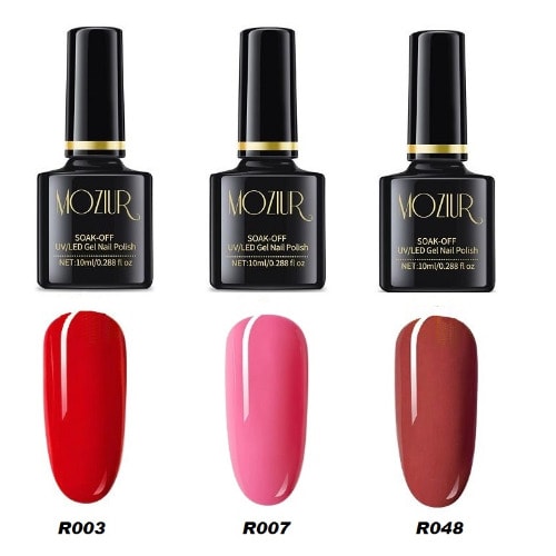 Mz-39 Uv Gel Nail Polish Set - 10ml x3