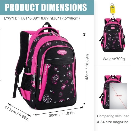 Fanpack Girls School Backpack