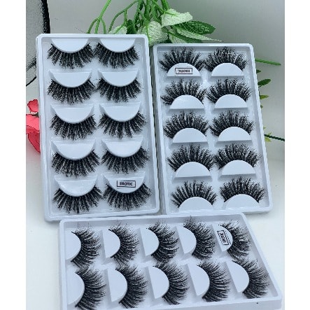 3D Eyelashes - 5 Pairs x 3 Packs