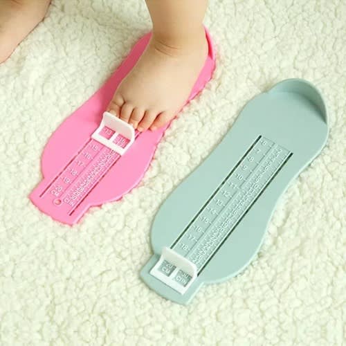 Adjustable Baby Shoe Size Scale Foot Length Ruler - 2 Pieces