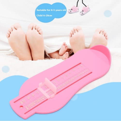 Adjustable Baby Shoe Size Scale Foot Length Ruler - 2 Pieces
