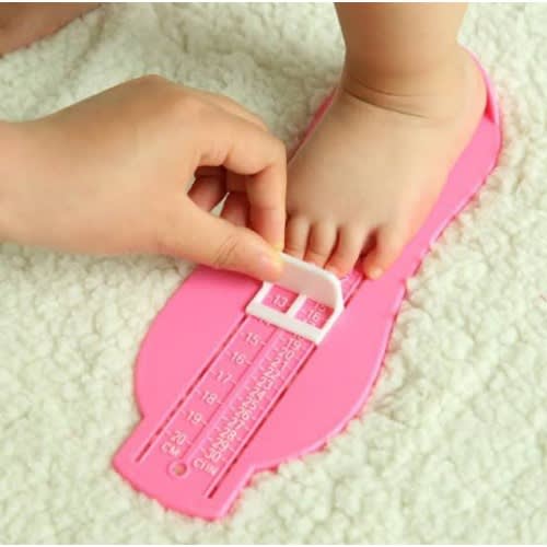 Adjustable Baby Shoe Size Scale Foot Length Ruler - 2 Pieces