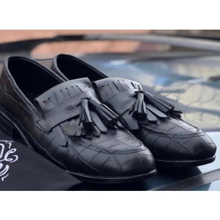 Poliano Royal Flat Shoe - Black