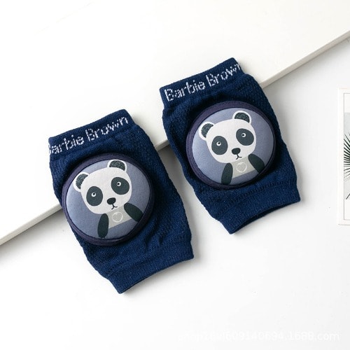 Baby Knee Pad Protector And Warmer - Navy Blue