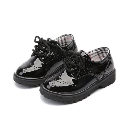 Kids Formal School Shoe - Black