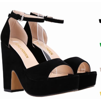 Open Toes Block Heel Wedge Sandals