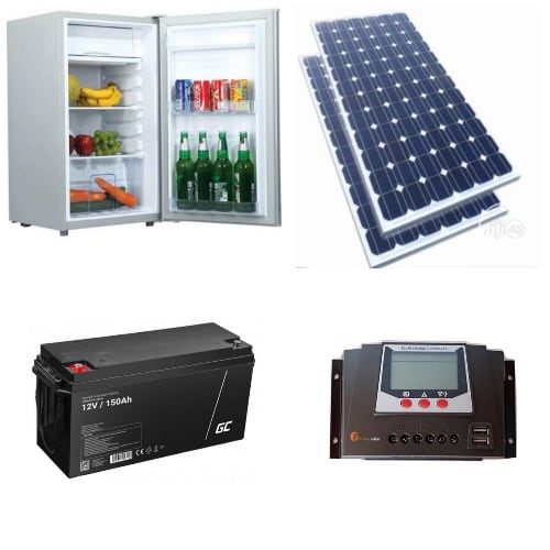 90l Portable Ac Dc Solar Fridge