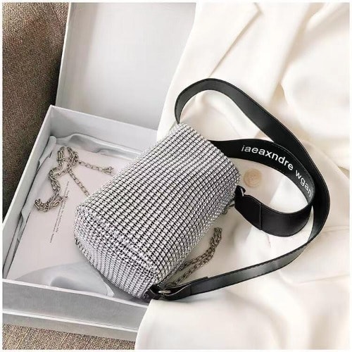 Ladies Mini Handbag- Silver