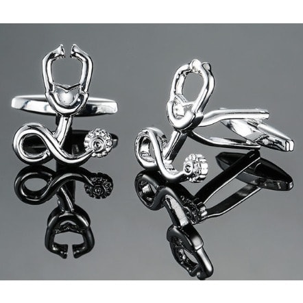 Stethoscope Inspired Shirt Cufflinks