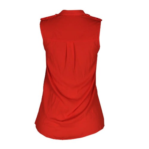 Ladies Chiffon Sleeveless Blouse