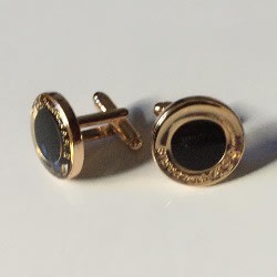 Round Cutie Men's Luxury Cuff Links- Rose Gold