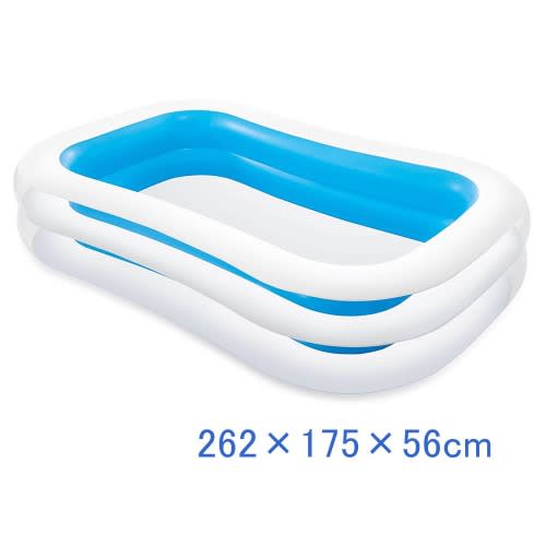 Family Lounge Pool - 262cm X 175cm X 56cm