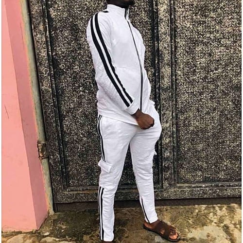 Black Stripes White Up And Down