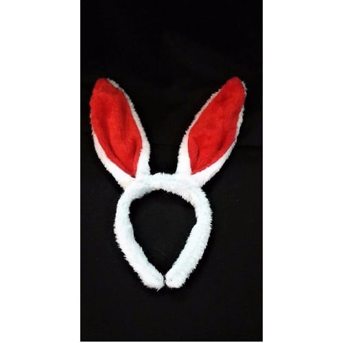 Bride To Be Fur Bunny Ears- Red