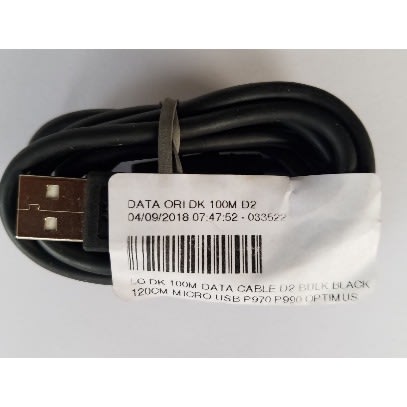 Fast Charging Micro Usb Data Cable Black 1.2 Meter