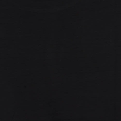 Round Neck 2 Toned Top - Black
