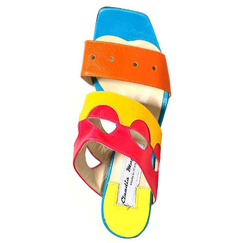 Italian leather Slippers-Multi