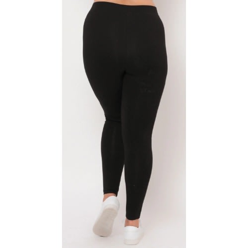 Distressed Leggings- Black