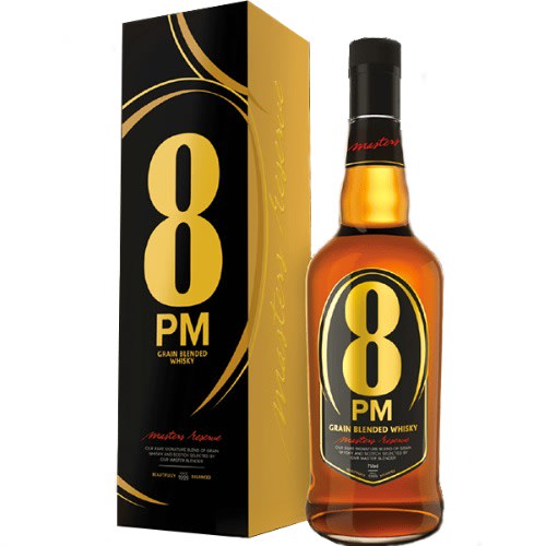 Radico 8pm Grain Blended Whisky - 750ml X 6pcs