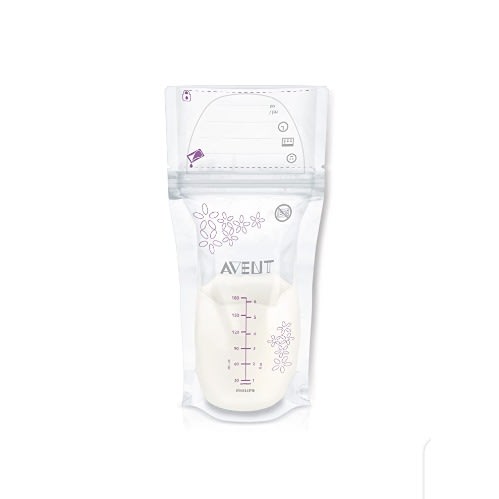 Breast Milk Storage Bags Clear - 6 Ounce - 50 Pack