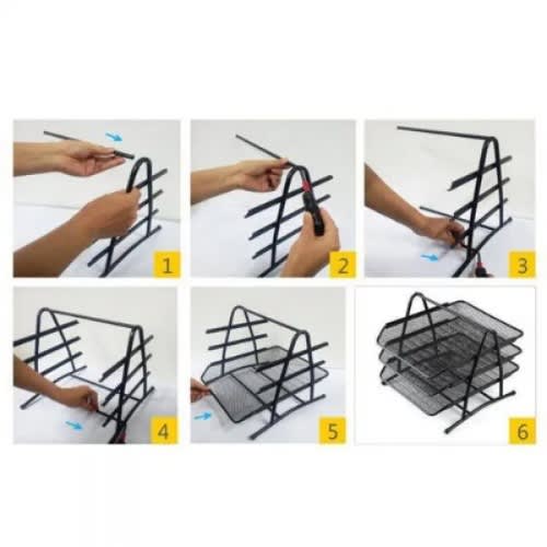 Document File Tray- 3 Tiers