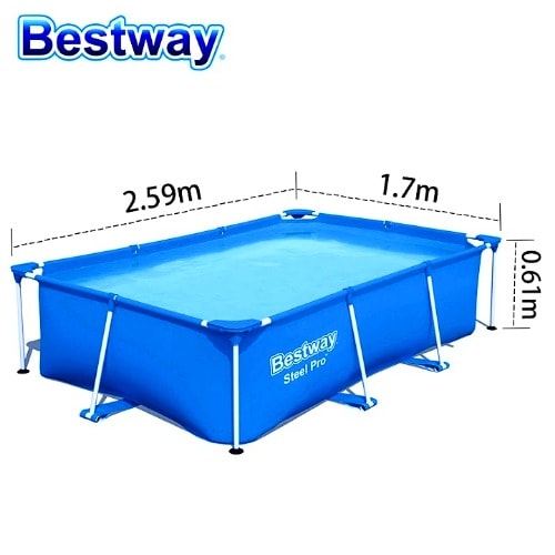 Rectangular Swimming Pool - 2.58m X 1.7m X 61cm