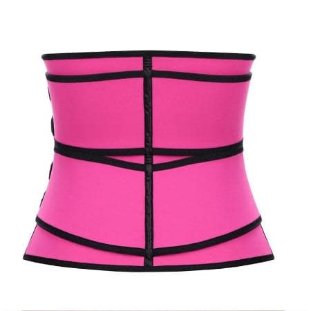 Neoprene Double Strap Waist And Tummy Trainer Corset Belt