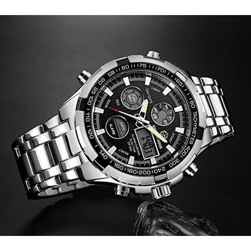 Quamer Alloy And Stainless Wristwatch