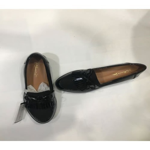 Female Loafers With Sole - Black