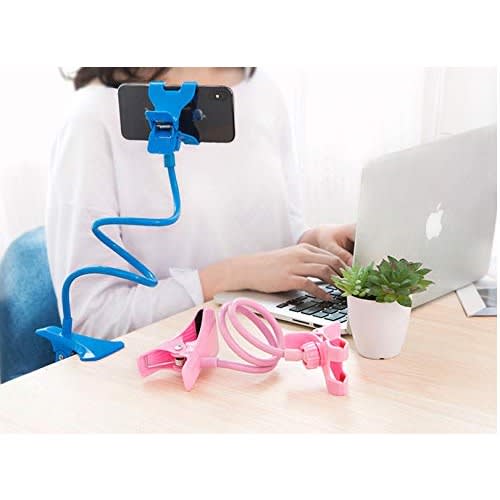 Gooseneck  Flexible Bed Desk Table Clip Bracket For Phone