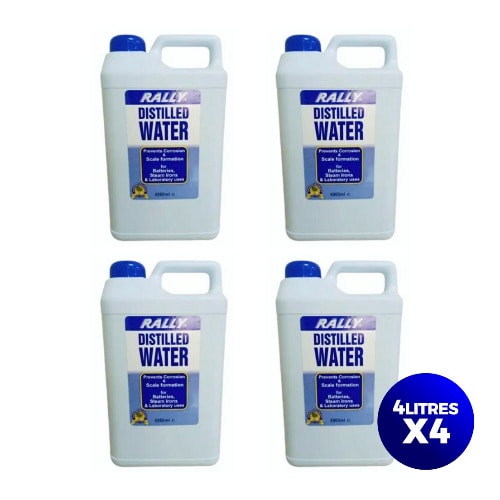 Distilled Water - 4 Litres X 4Pieces