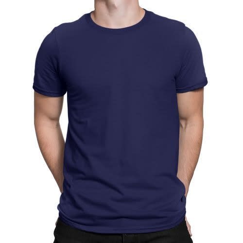 Unisex Plain Round Neck Shirt -6 In 1