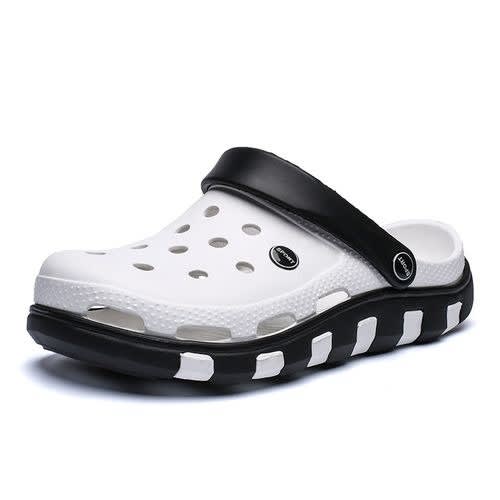 Summer Male Sandals Casual Breathable Sandals - White