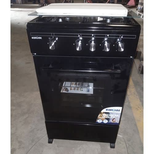 4 Burner Gas Cooker +oven - Black
