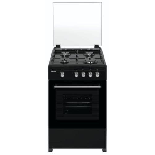 4 Burner Gas Cooker +oven - Black