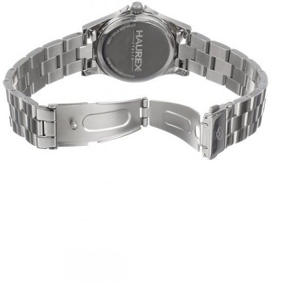 Women's Diamond-Accented Mini City Stainless Steel Three Hands Watch