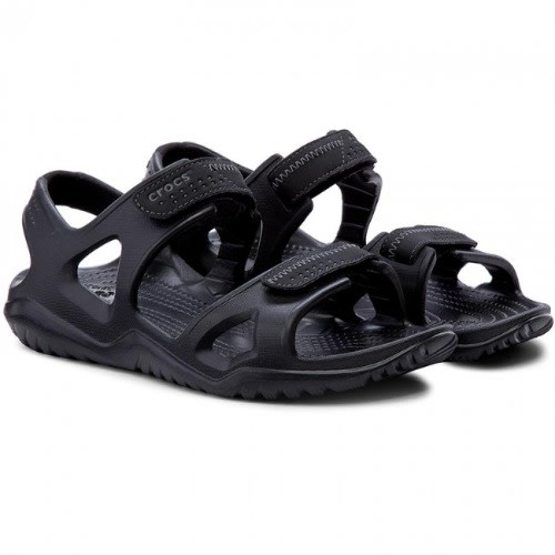 Men's Swiftwater River Crocs Sandal - Black